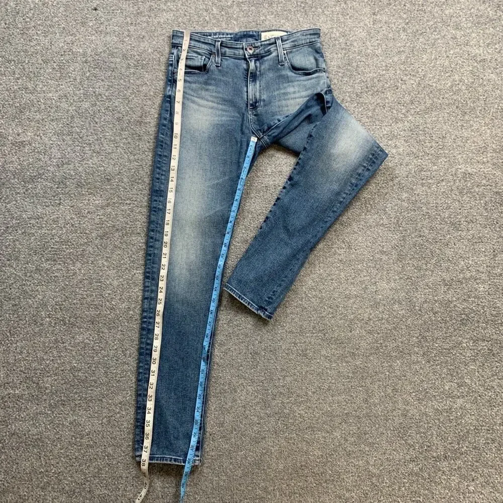 Anthropologie Jeans Womens 27 Blue Denim High Rise Stevie Ankle Slim Straight